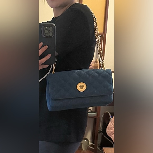 Versace Denim shoulder bag with Tags ( Full inclusion) - Picture 10 of 11